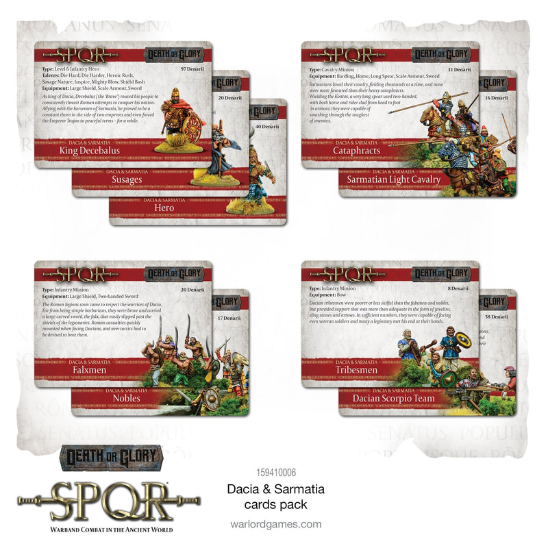 SPQR: Dacia & Sarmatia Cards Pack