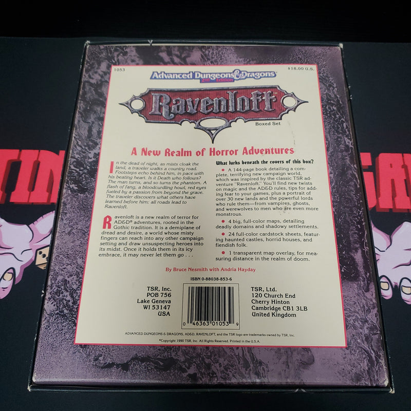 Advanced Dungeons & Dragons 2E: Ravenloft Boxed Set - Realm of Terror