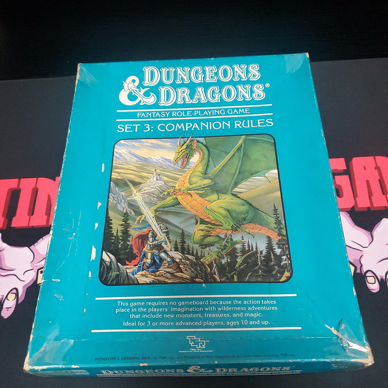 Dungeons & Dragons Fantasy Role-Playing Game Set 3: Companion Rules