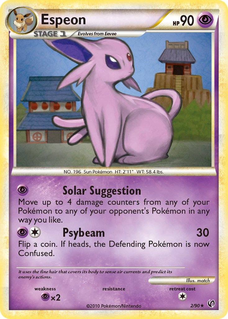 Espeon (2/90) (Theme Deck Exclusive) [HeartGold & SoulSilver: Undaunte