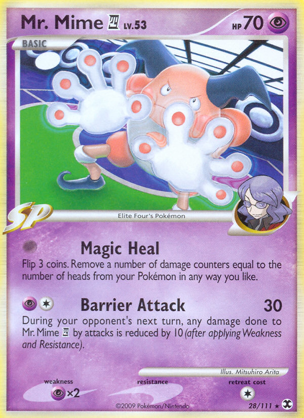 mr mime pokemon card Galarian Mr. - 37/192 - Rebel Clash Then search your deck for that many basic Energy cards Mr. Mime (28/111) [Platinum: Rising