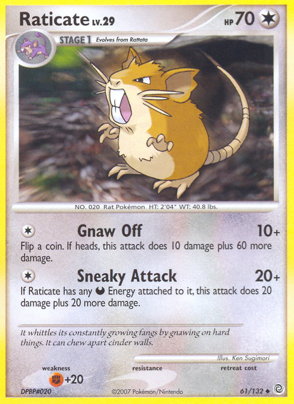 Raticate (61/132) [Diamond & Pearl: Secret Wonders]