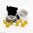 Pizza Dungeon Dice - Lucky Clear Yellow
