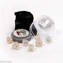Pizza Dungeon Dice - Lucky Gem White