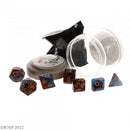 Pizza Dungeon Dice - Red & Blue Nebula
