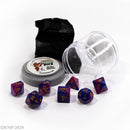 Pizza Dungeon Dice - Dual Purple & Black