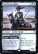 Murderous Rider // Swift End  [Throne of Eldraine Prerelease Promos]