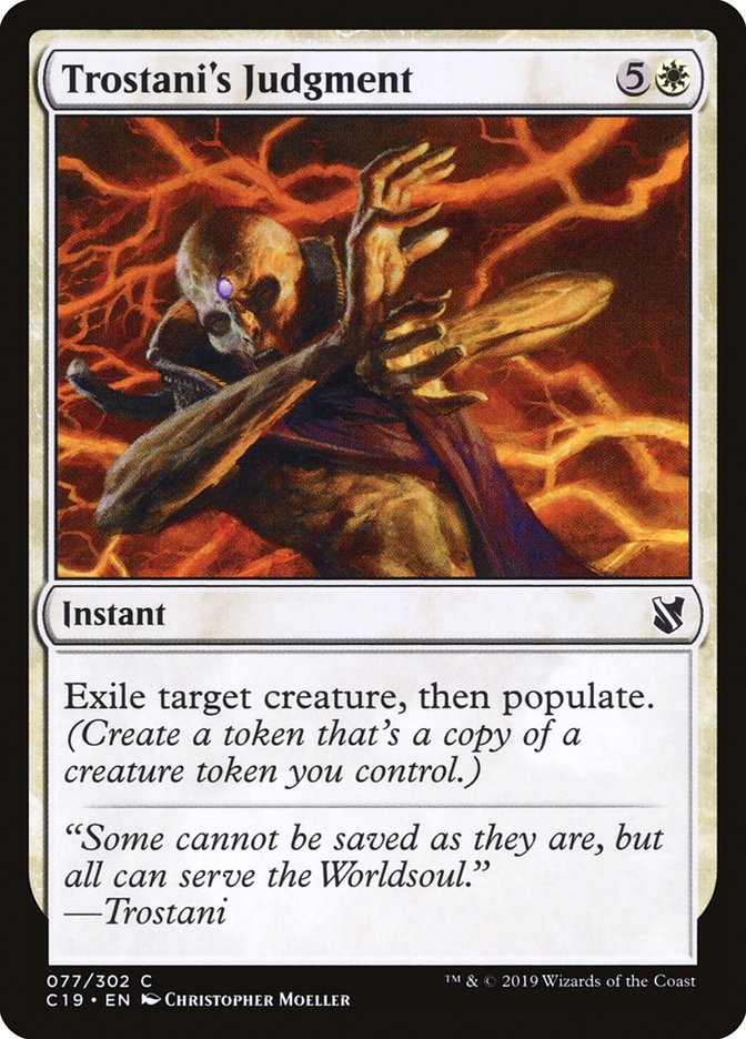 mtg trostani commander deck Trostani Discordant