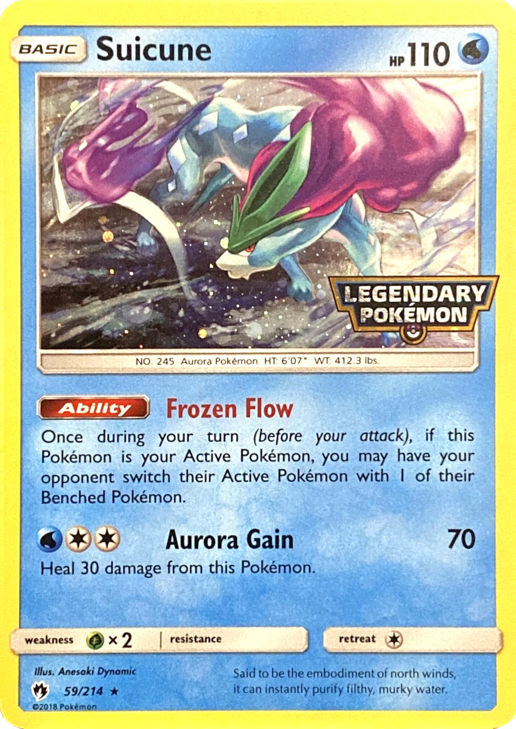 pokemon suicune card ex 010/034 CLB you may shuffle it and all cards attached to it into your deck M Suicune Ex pokemon card