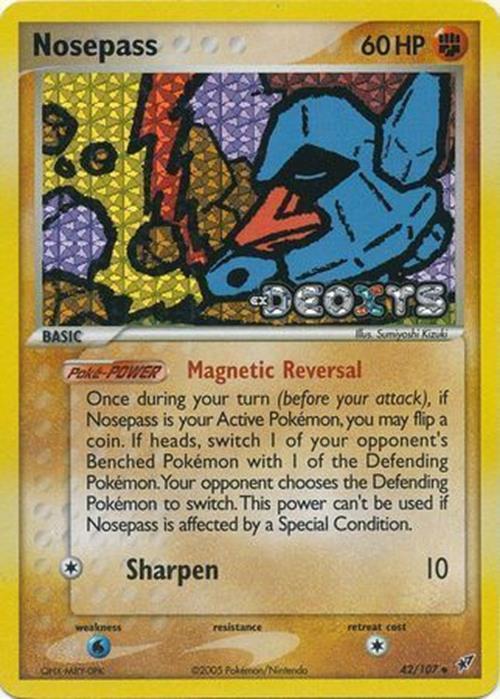 pokemon card nosepass Nosepass - Pokmon TCG Pocket Card