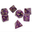 CHX 27437 Purple/Gold Vortex Polyhedral 7-Die Set