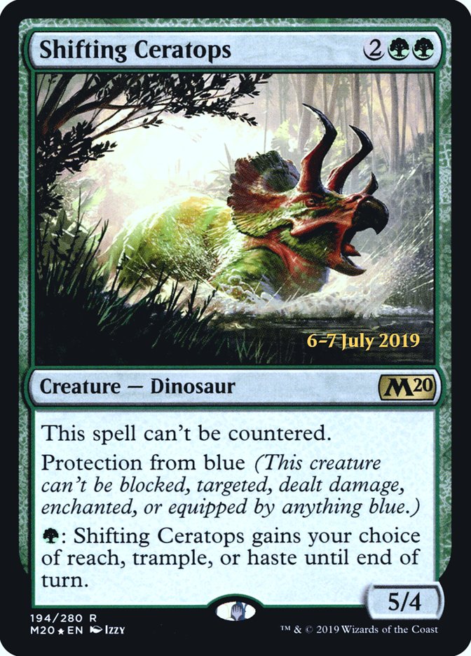 Shifting Ceratops  [Core Set 2020 Prerelease Promos]