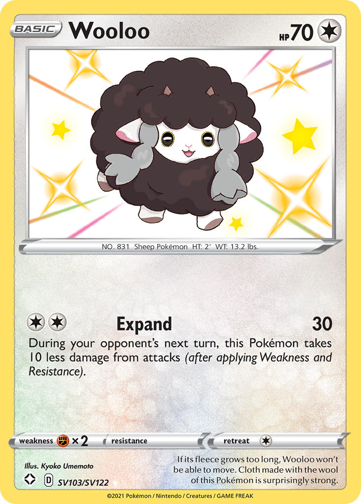 Wooloo (SV103/SV122) [Sword & Shield: Shining Fates]