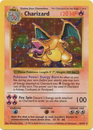 Charizard Holo (25th Anniversary Stamped- Classic Collection Secret store Rare) 4/102