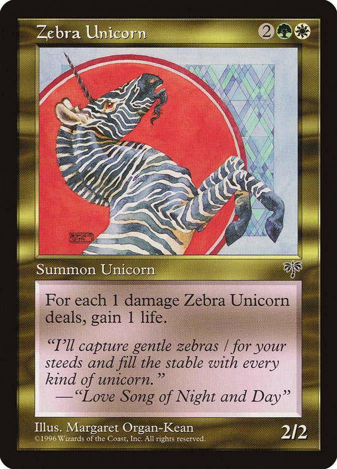 Zebra Unicorn [Mirage]