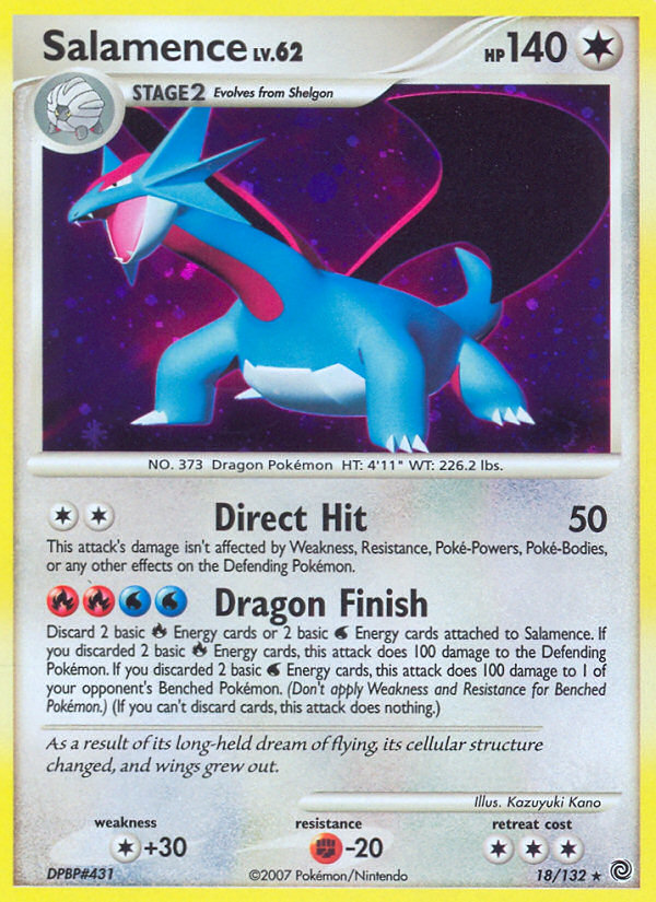 Salamence (18/132) [Diamond & Pearl: Secret Wonders]