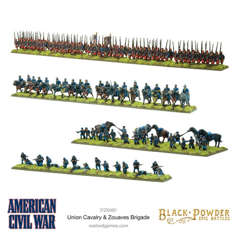 Black Powder Epic Battles: American Civil War - Union Cavalry &  Zouaves Brigade
