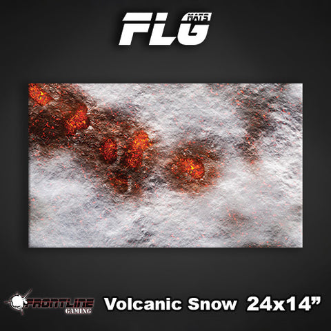 FLG Gaming Mat - Volcanic Snow