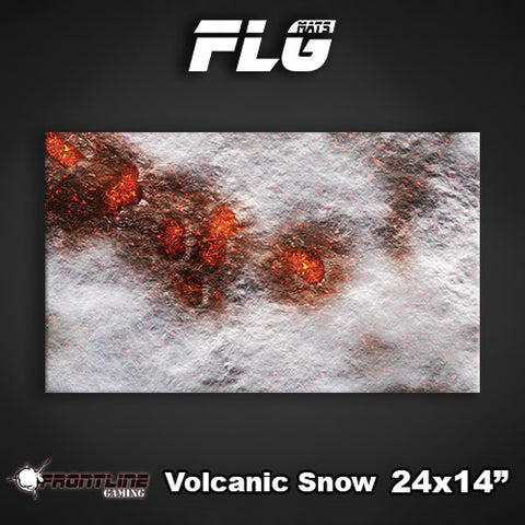FLG Gaming Mat - Volcanic Snow
