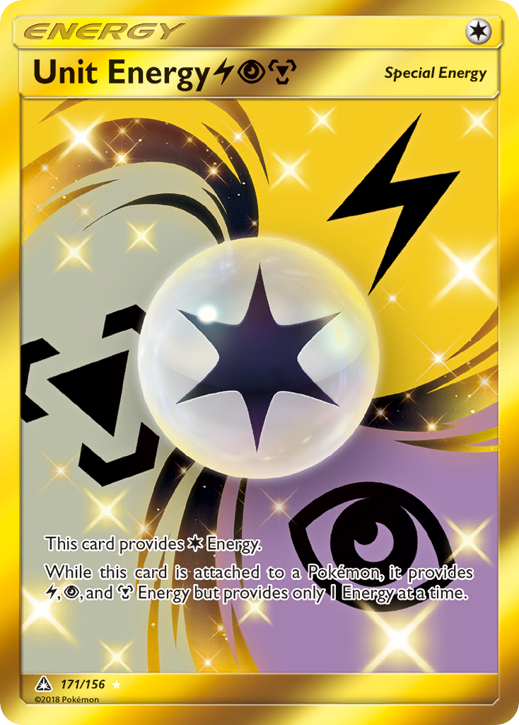 Unit Energy (171/156) (Lightning, Psychic, Metal) [Sun & Moon: Ultra P Unit Energy (171/156) (Lightning, Psychic, Metal) [Sun & Moon: Ultra P