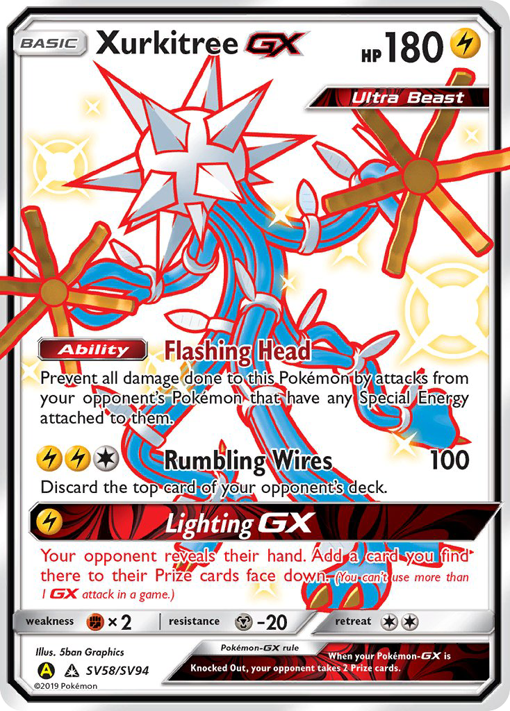 Xurkitree GX (SV58/SV94) [Sun & Moon: Hidden Fates