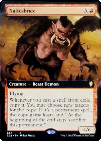 Nalfeshnee (Extended Art) [Commander Legends: Battle for Baldur's Gate