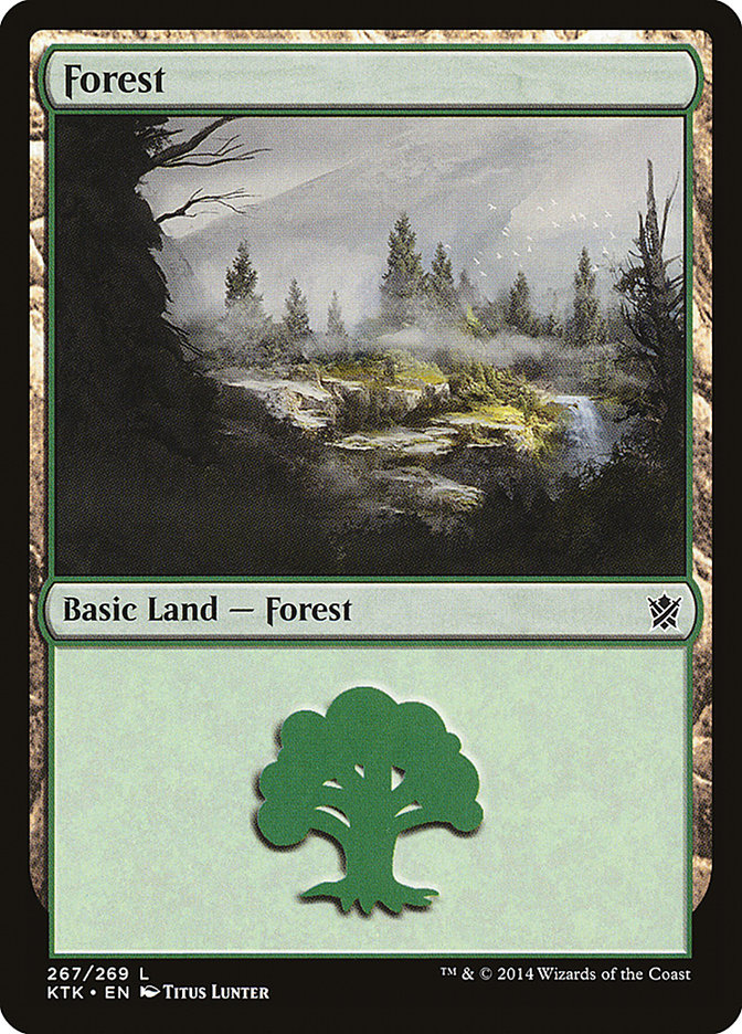 Forest (267) [Khans of Tarkir]
