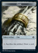 Clue Token (15) // Timeless Dragon Token [Modern Horizons 2 Tokens]