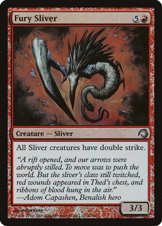 mtg sliver cards MtG Modern Horizons Mythic Rare The First Sliver #200