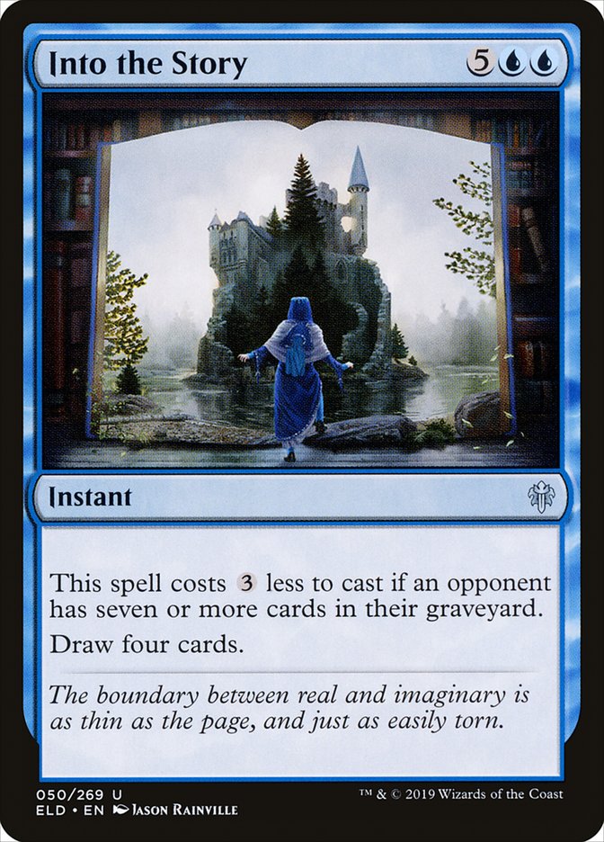 mtg throne of eldraine card gallery Art by David Gaillet. Into the Story [Throne of