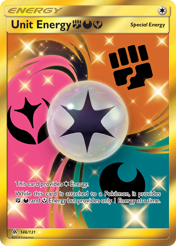 Unit Energy (146/131) (Fighting, Darkness, Fairy) [Sun & Moon: Forbidd