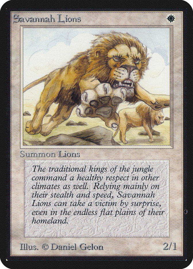 savannah mtg card Magic The Gathering Foundations Single Card Uncommon Savannah Lions 146 FOIL