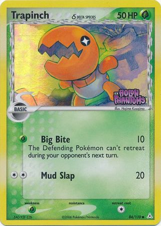 trapinch pokemon card Trapinch (84/110) (Delta Species) (Stamped) [EX: Holon Phantoms]