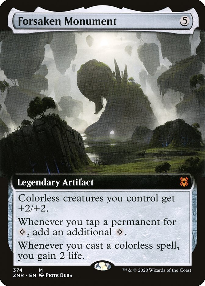 Forsaken Monument (Extended) [Zendikar Rising]