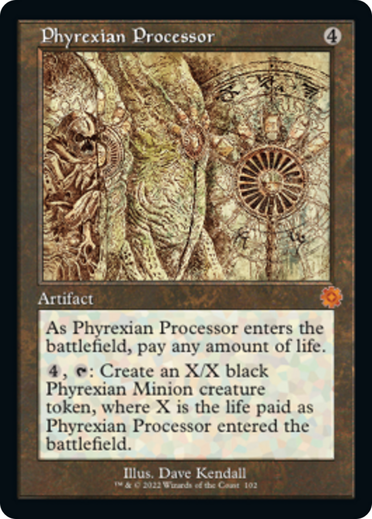 Phyrexian Processor (Retro Schematic) [The Brothers' War Retro Artifac