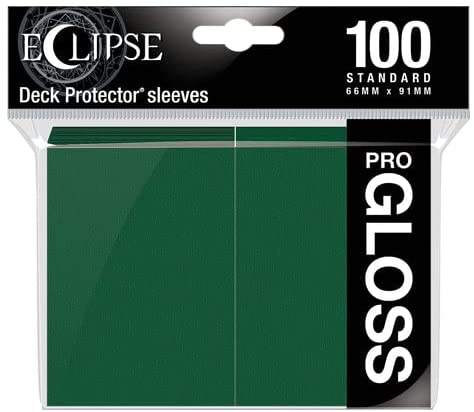 Eclipse Pro-Gloss Sleeves - Dark Green