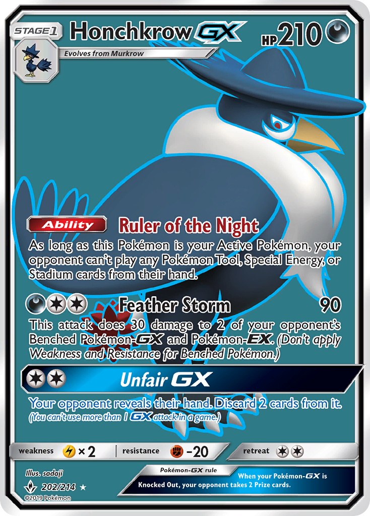 honchkrow pokemon card Team Rocket's Honchkrow 127 Pokemon Ascended Heroes Energy Symbol Card NM+ (b)