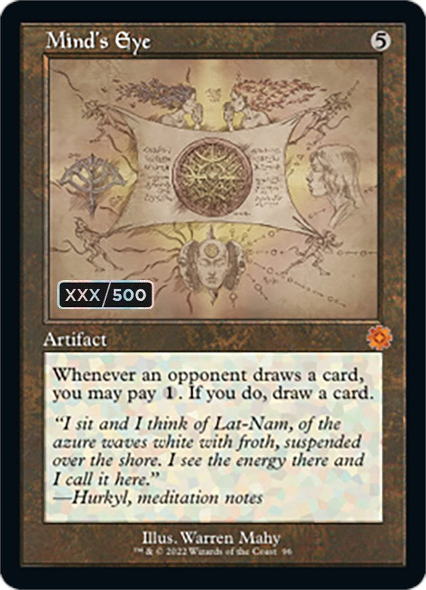 Mind's Eye (Retro Schematic) (Serial Numbered) [The Brothers' War Retr