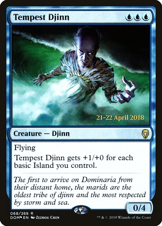 Tempest Djinn  [Dominaria Prerelease Promos]