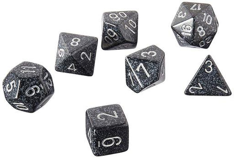 CHX 25318 Ninja Speckled Polyhedral 7 Die Set
