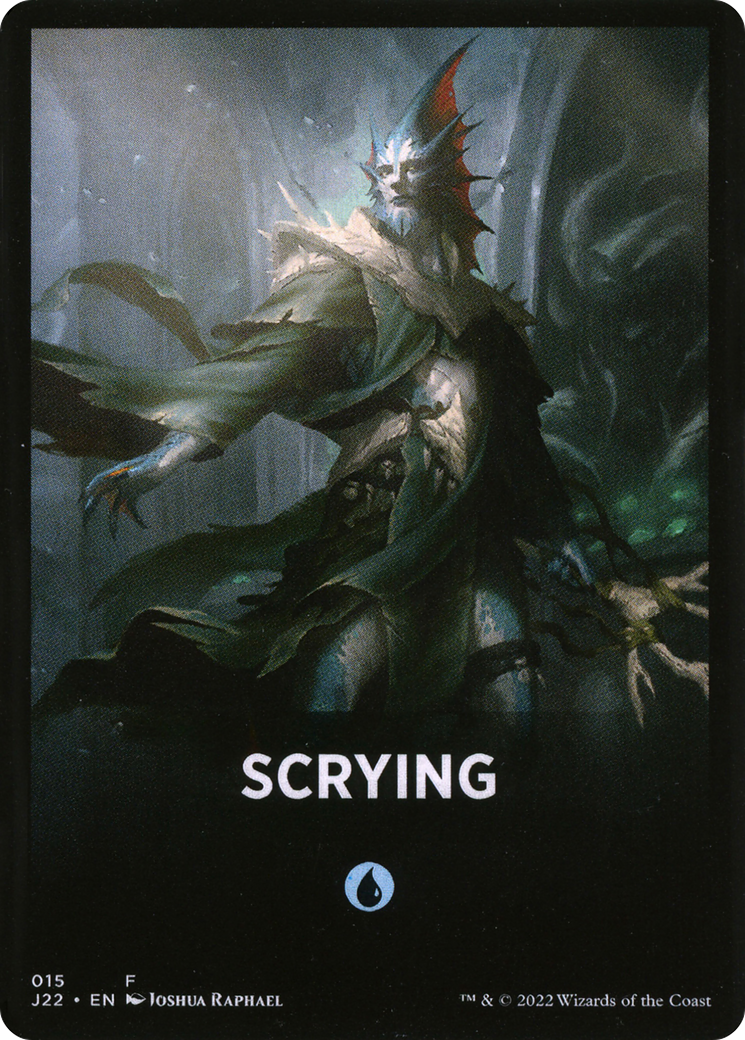 Scrying Theme Card [Jumpstart 2022 Front Cards]