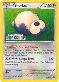 Snorlax (80/106) (Build-a-Bear Workshop Exclusive) [XY: Flashfire]