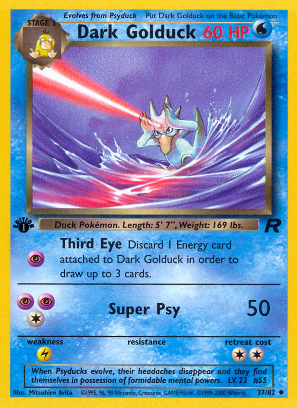 golduck pokemon card Amazon.com: Golduck 055/165 - Pokemon 151 - Evolution Card Lot