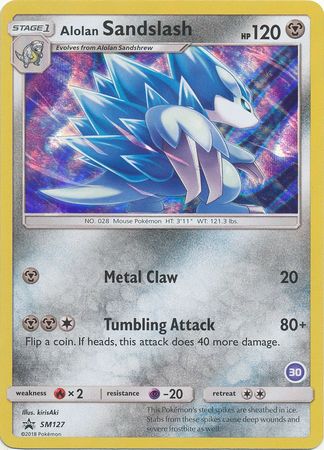 pokemon sandslash card Alolan Sandslash GX (SM236) (Jumbo Card) [Sun & Moon: Black Star Promo