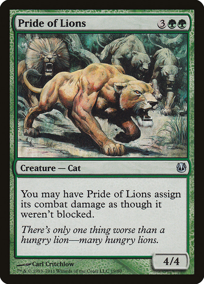 Pride of Lions [Duel Decks: Ajani vs. Nicol Bolas]