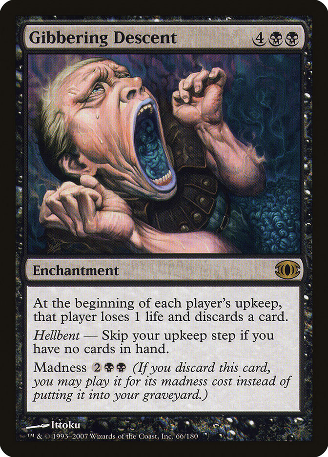 discard cards mtg Gibbering Descent [Future Sight]