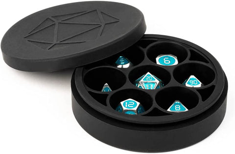 MET923 MDG Silicone Round Dice Case: Black