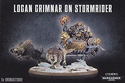 Warhammer 40K: Space Wolves - Logan Grimnar on Stormrider