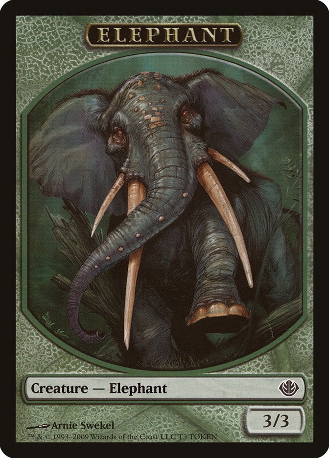 Elephant [Duel Decks: Garruk vs. Liliana Tokens]