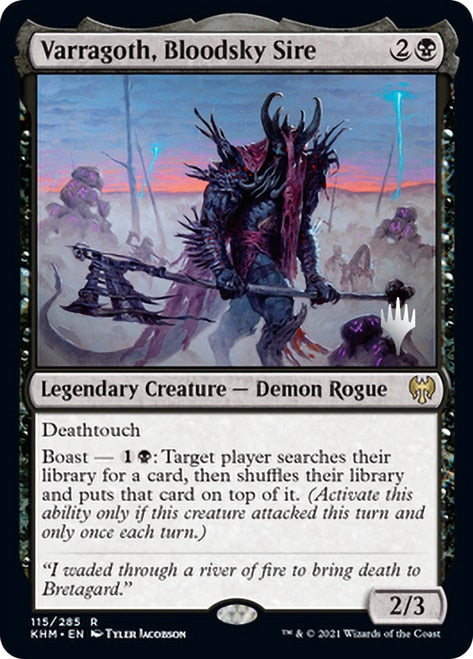 Varragoth, Bloodsky Sire [Kaldheim Promos]